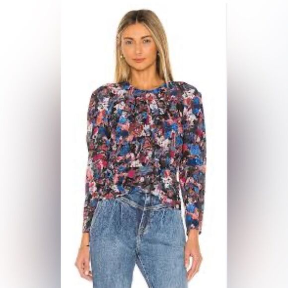 IRO Wolnie floral Top. Small - Picture 1 of 3